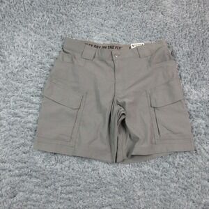 Duluth Trading Co Shorts Mens 38 Gray DuluthFlex Relaxed Fit Cargo 38x9* NWT